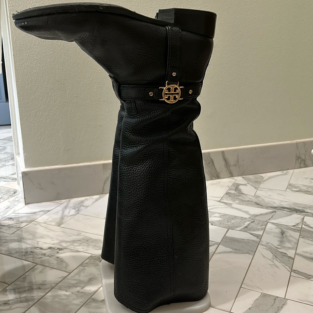 Tory Burch black riding boots
